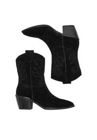 Badura Kowbojki C-ANA-DX01381-12 Czarny. Kolor: czarny. Materiał: zamsz, skóra #7
