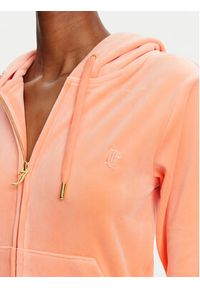 Juicy Couture Bluza Robertson JCAP176 Pomarańczowy Slim Fit. Kolor: pomarańczowy. Materiał: syntetyk #3