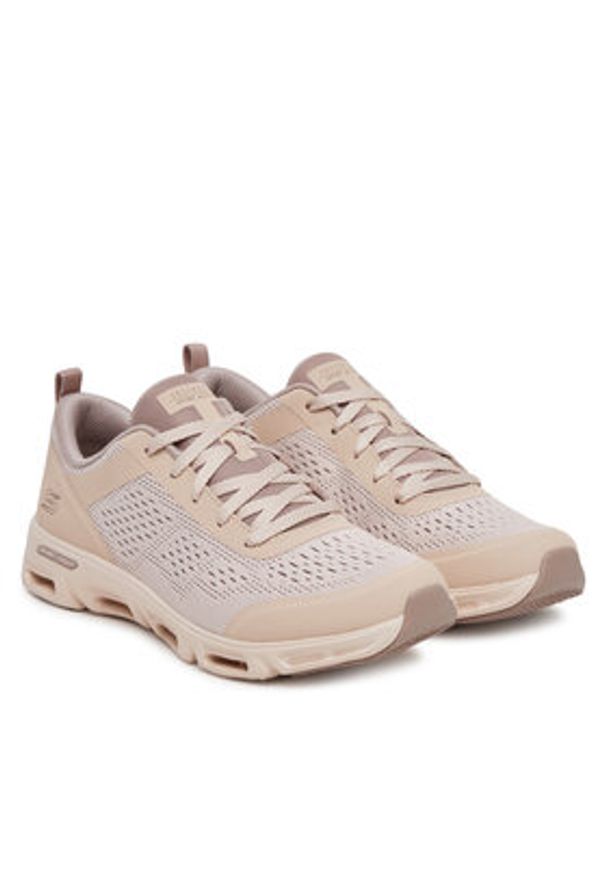 skechers - Skechers Sneakersy Glide-Step Gratify-Lume 104607/NUDE Beżowy. Kolor: beżowy. Materiał: materiał