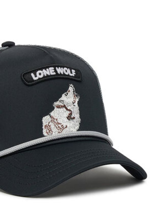Goorin Bros Czapka z daszkiem Wolf 101-1547-BLK Czarny. Kolor: czarny. Materiał: materiał, poliester