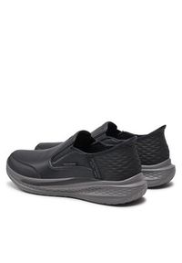 skechers - Skechers Półbuty Slade 205237 Czarny. Kolor: czarny. Materiał: skóra #3