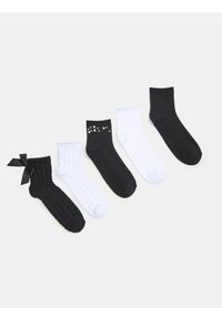Sinsay - Prążkowane skarpetki 5 pack - wielobarwny. Materiał: prążkowany