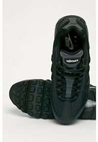 Nike Sportswear - Buty Air Max 95 Essential. Zapięcie: sznurówki. Kolor: czarny. Materiał: syntetyk, materiał, zamsz, skóra. Szerokość cholewki: normalna. Obcas: na obcasie. Model: Nike Air Max. Wysokość obcasa: średni #5