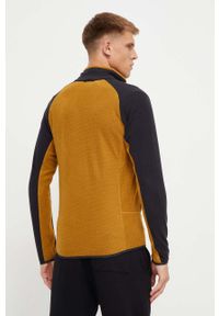 Salewa bluza sportowa Paganella kolor brązowy wzorzysta. Kolor: brązowy. Materiał: polar, syntetyk, skóra, materiał. Styl: sportowy #5