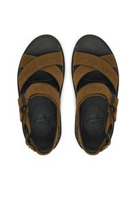 Dr. Martens Sandały DM41122300 Zielony. Kolor: zielony. Materiał: skóra, zamsz