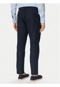 BOSS Chinosy Sanderson-L-3 50559595 Granatowy Regular Fit. Kolor: niebieski. Materiał: len #3