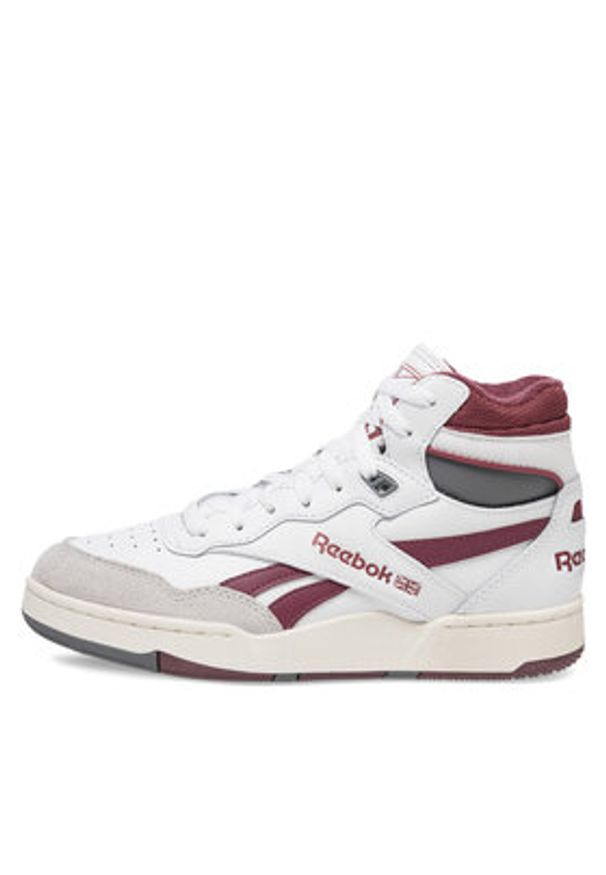 Reebok Sneakersy BB 4000 II Mid 100033844 W Biały. Kolor: biały. Materiał: syntetyk, skóra
