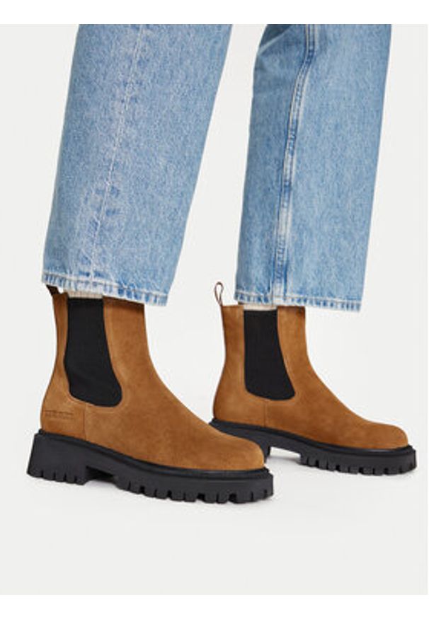 Napapijri Sztyblety Liorn NP0A4IKA Brązowy. Kolor: brązowy. Materiał: skóra, zamsz