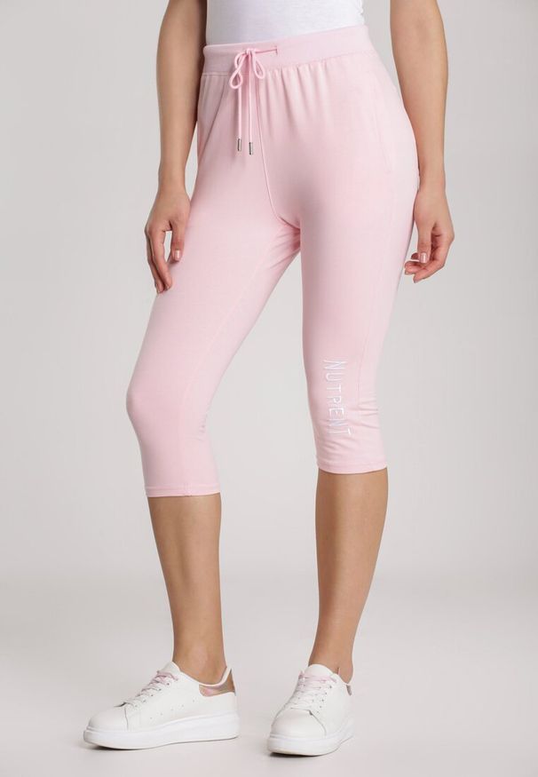 Renee - Różowe Spodnie Alluleh. Kolor: różowy