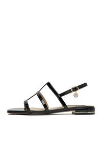Nine West Sandały CEO-R26SS01558 Czarny. Kolor: czarny. Materiał: materiał #3