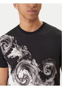 Versace Jeans Couture T-Shirt 80GAH6SB JS541 Czarny Slim Fit. Kolor: czarny. Materiał: bawełna #3