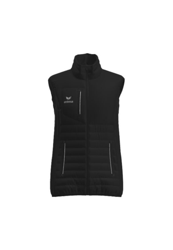 ERIMA - Damska kurtka bez rękawów Erima. Kolor: czarny. Długość rękawa: bez rękawów. Sport: fitness