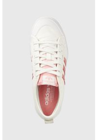 adidas Originals tenisówki Nizza damskie kolor biały. Nosek buta: okrągły. Kolor: biały. Materiał: guma. Obcas: na platformie #3
