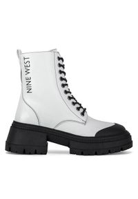 Nine West Trzewiki WFA3033-5 Biały. Kolor: biały. Materiał: materiał #1