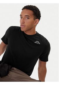 Kappa Komplet 5 t-shirtów Logo Myrto 322563W Czarny Regular Fit. Kolor: czarny. Materiał: bawełna
