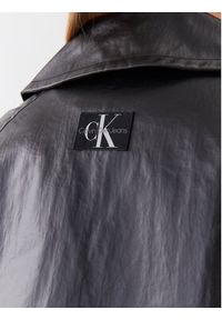Calvin Klein Jeans Płaszcz przejściowy J20J221389 Czarny Relaxed Fit. Kolor: czarny. Materiał: syntetyk #6