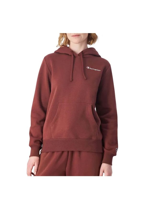 Bluza damska Champion Hooded. Kolor: czerwony, wielokolorowy. Sport: turystyka piesza, fitness