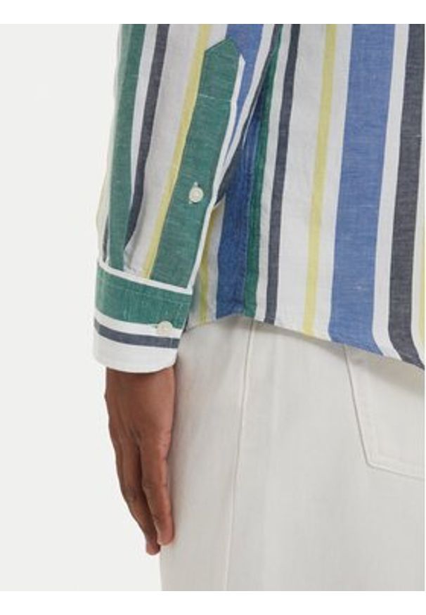 TOMMY HILFIGER - Tommy Hilfiger Koszula MW0MW42454 Kolorowy Regular Fit. Materiał: bawełna. Wzór: kolorowy