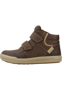 Geox - Buty GEOX J ARZACH Brązowy. Kolor: brązowy. Materiał: syntetyk, tkanina. Sport: turystyka piesza