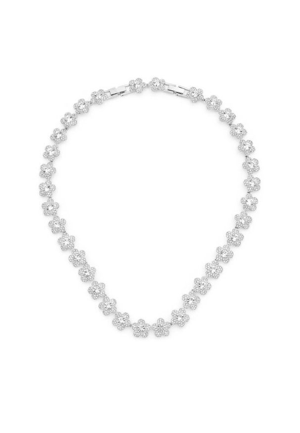 Swarovski Naszyjnik 5749179 Srebrny. Materiał: metalowe. Kolor: srebrny