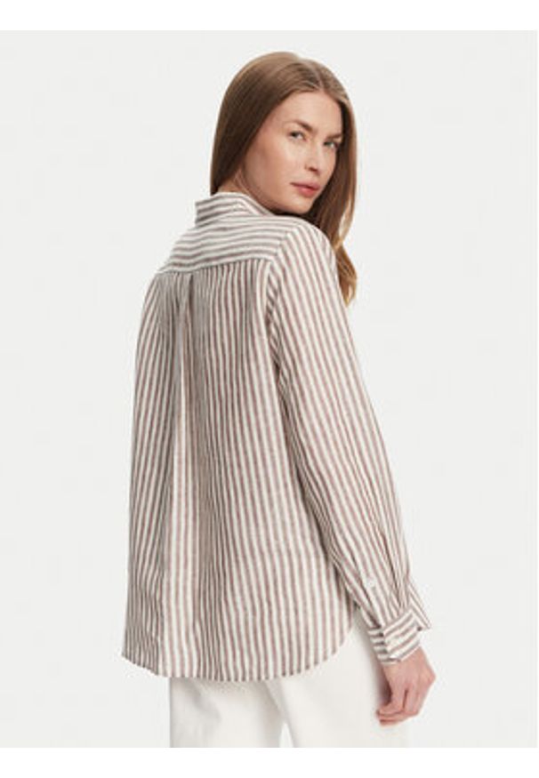 Weekend Max Mara Koszula Josef 2515111052 Beżowy Regular Fit. Kolor: beżowy. Materiał: len