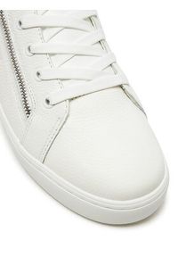 Calvin Klein Jeans Sneakersy Classic Cupsole Zip Mid In YM0YM01156 Biały. Kolor: biały. Materiał: skóra #5