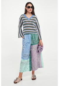 Weekend Max Mara - Sweter damski ażurowy lniany Epica WEEKEND MAX MARA. Materiał: len. Wzór: ażurowy #3