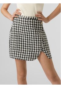 Vero Moda Spódnica mini 10297493 Czarny Regular Fit. Kolor: czarny. Materiał: syntetyk