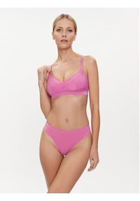 Chantelle Biustonosz z fiszbiną Soft Stretch C11GQ9 Różowy. Kolor: różowy. Materiał: syntetyk