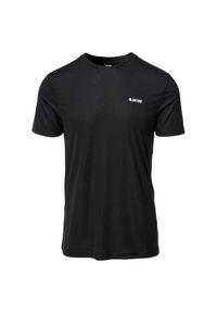 Hi-tec - Męska Koszulka Hilbi. Kolor: czarny. Sport: turystyka piesza #1