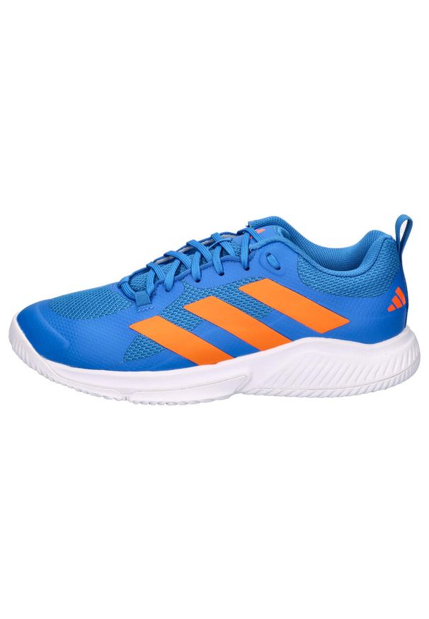 Adidas - Buty halowe adidas Court Team 2.0. Kolor: niebieski. Materiał: materiał