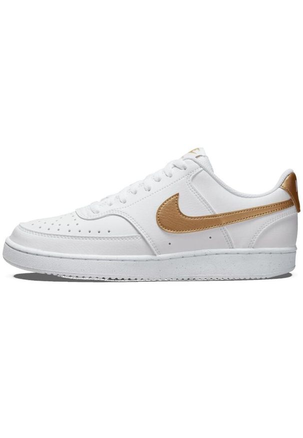 Buty damskie Nike Court Vision Low Next Nature. Kolor: biały, żółty, wielokolorowy. Model: Nike Court
