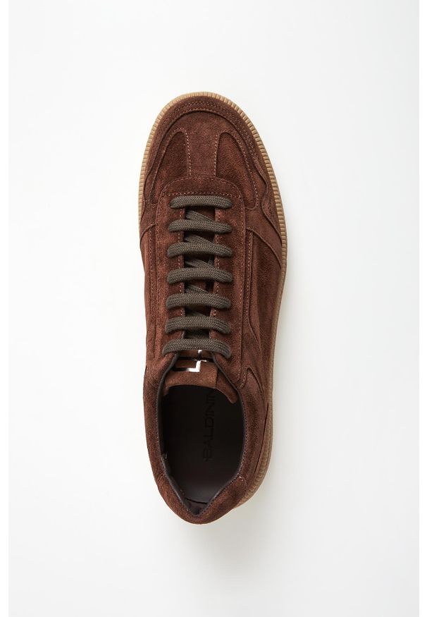 Baldinini - Sneakersy męskie zamszowe BALDININI. Materiał: zamsz