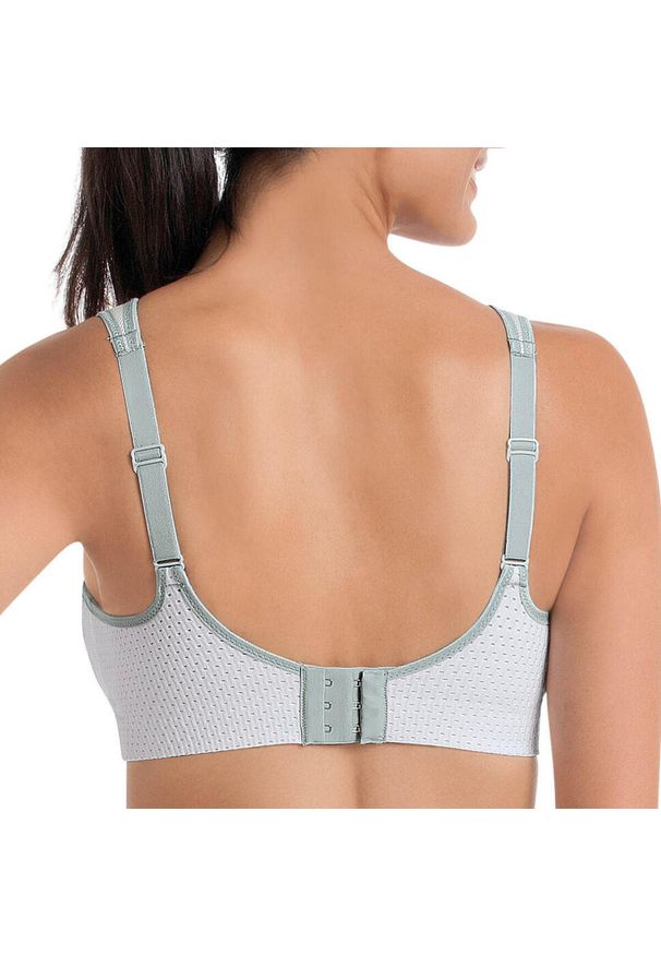 ANITA ACTIVE - Stanik do biegania Air Control mit Delta Pad z wysoki poziomem podtrzymywania. Kolor: biały. Materiał: poliester, elastan, poliamid. Sport: fitness