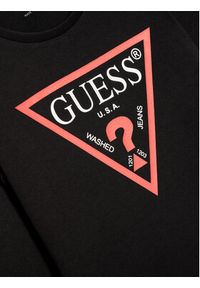 Guess Sukienka codzienna J93K51 KAUD0 Czarny Regular Fit. Okazja: na co dzień. Kolor: czarny. Materiał: bawełna. Typ sukienki: proste. Styl: casual