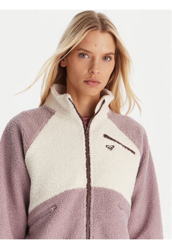 Roxy Polar Waves Of Warmth ERJPF03242 Fioletowy Regular Fit. Kolor: fioletowy. Materiał: syntetyk