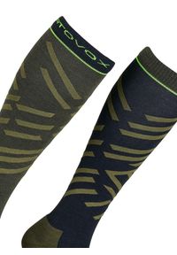 ORTOVOX - Skarpety skiturowe Ortovox Ski Tour Long Socks. Kolor: zielony