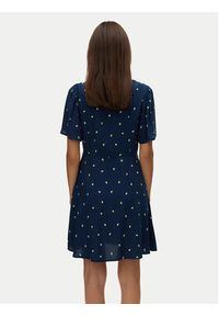 Vero Moda Sukienka letnia Alba 10292845 Granatowy Regular Fit. Kolor: niebieski. Materiał: wiskoza. Sezon: lato