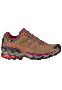 LA SPORTIVA - Buty trekkingowe damskie La Sportiva Ultra Raptor Ii Leather Gtx. Zapięcie: sznurówki. Kolor: fioletowy, pomarańczowy, wielokolorowy. Materiał: skóra, materiał. Szerokość cholewki: normalna