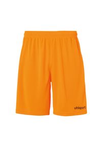 UHLSPORT - Szorty Uhlsport center basic. Kolor: czarny, wielokolorowy, pomarańczowy. Materiał: materiał. Sport: fitness