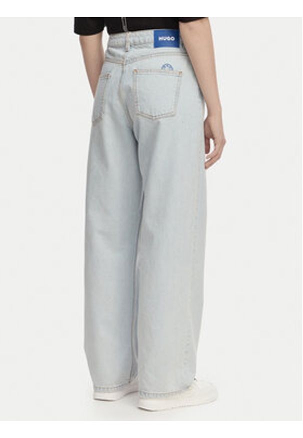 Hugo - HUGO Jeansy Leni_B 50535097 Niebieski jasny Relaxed Fit. Kolor: niebieski