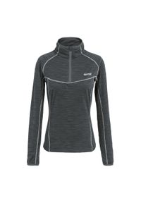 Regatta - Yonder II Damski polar turystyczny z zamkiem błyskawicznym do połowy. Kolor: szary. Materiał: polar #1