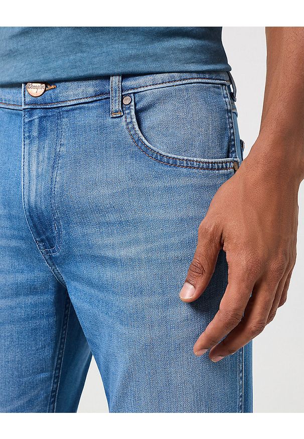 Wrangler - WRANGLER GREENSBORO MĘSKIE SPODNIE JEANSOWE JEANSY DŻINSY REFLECTIONS 112350833 W15Q018007