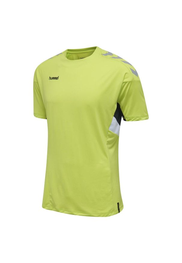 Hummel - HUMMEL Koszulka treningowa męska sportowa Tech Move Jersey. Kolor: zielony. Materiał: jersey. Sport: piłka nożna