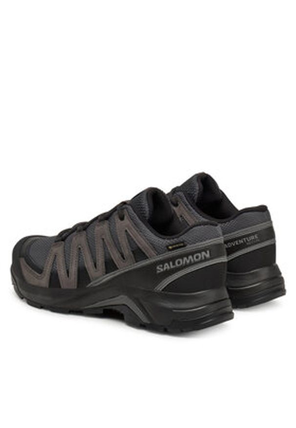 salomon - Salomon Trekkingi X-Adventure Recon Gore Tex L47809200 Szary. Kolor: szary. Materiał: nubuk, skóra. Technologia: Gore-Tex. Sport: turystyka piesza