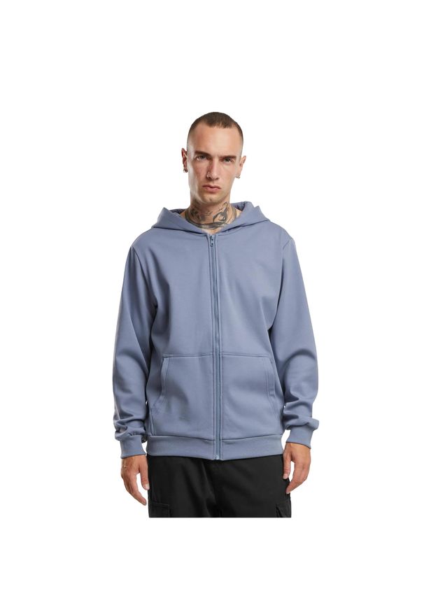 Urban Classics - Bluza Męska Cozy Full Zip. Kolor: szary, niebieski, wielokolorowy
