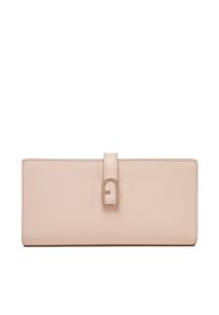 Furla Duży Portfel Damski Flow Continental Bifold WP00402 BX2045 0496S Różowy. Kolor: różowy. Materiał: skóra