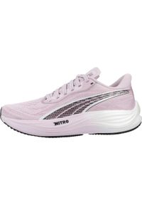 Buty Sportowe Damskie Puma Velocity Nitro 3 Radiant Run. Kolor: fioletowy, wielokolorowy, różowy, czarny. Sport: bieganie