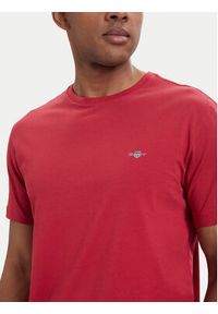 GANT - Gant T-Shirt Shield 2003184 Czerwony Regular Fit. Kolor: czerwony. Materiał: bawełna #5