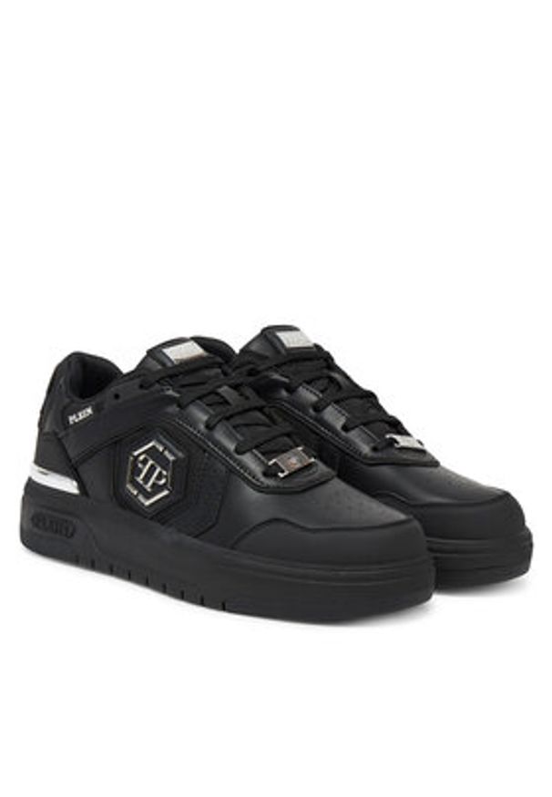 Philipp Plein - PHILIPP PLEIN Sneakersy SAES USC0766 PTE120N Czarny. Kolor: czarny. Materiał: skóra